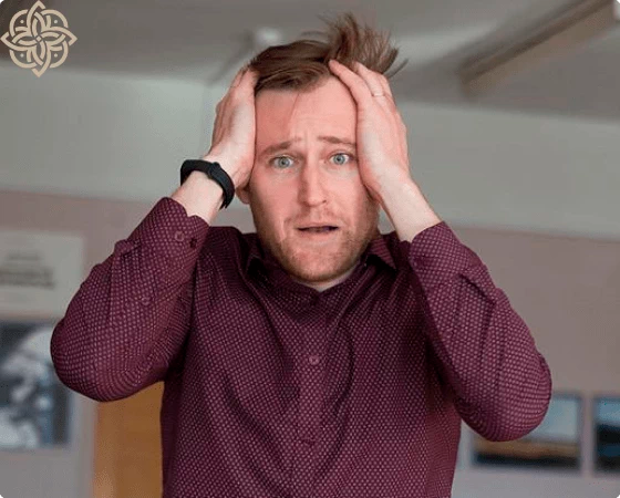 Мужчина держится за голову